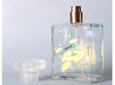 frasco de spray de perfume de vidro vazio de luxo personalizado 100ml  - Top & Top
