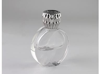 frasco de perfume de vidro oval