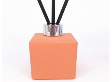 frasco difusor de vidro laranja