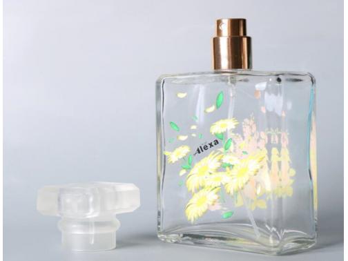 frasco de spray de perfume de vidro vazio de luxo personalizado 100ml 