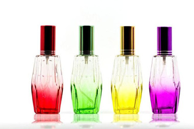os frascos de perfume que fizemos